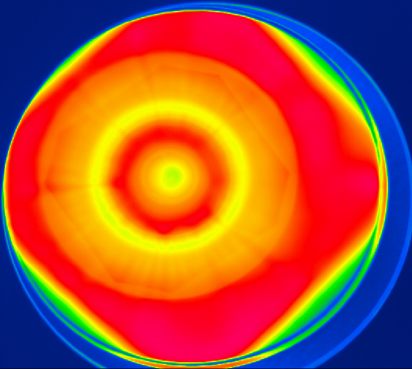 Steuerbare Materialabkühlung durch den Einsatz der Formluft-Impact-Technologie.