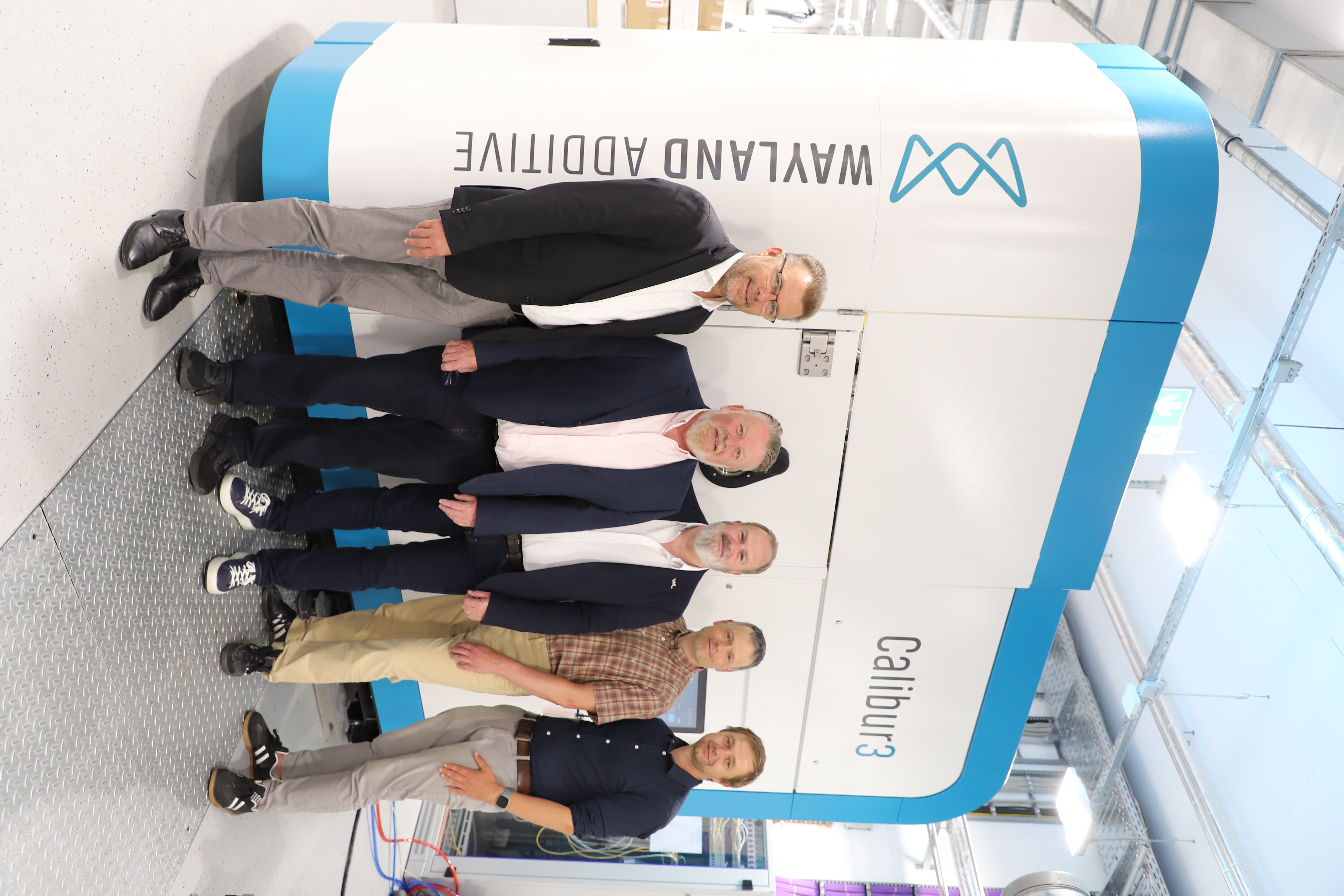 Representatives of Fraunhofer IFAM Dresden and Wayland Additive